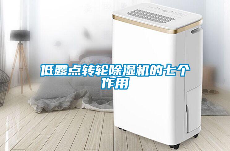 低露點轉(zhuǎn)輪除濕機的七個作用