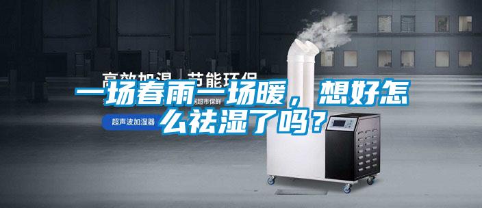 一場春雨一場暖，想好怎么祛濕了嗎？