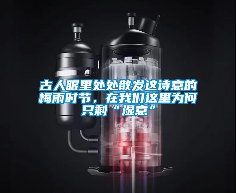 古人眼里處處散發這詩意的梅雨時節，在我們這里為何只剩“濕意”