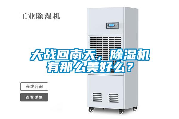 大戰回南天，除濕機有那么美好么？