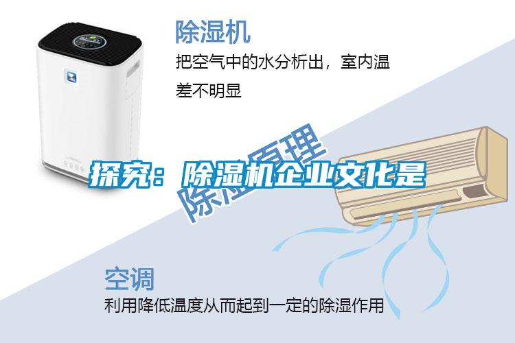 探究：除濕機企業(yè)文化是