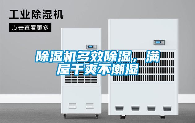 除濕機多效除濕，滿屋干爽不潮濕