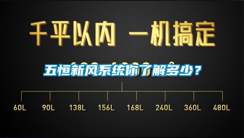 五恒新風系統你了解多少？