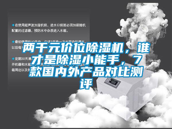 兩千元價位除濕機，誰才是除濕小能手，7款國內外產品對比測評