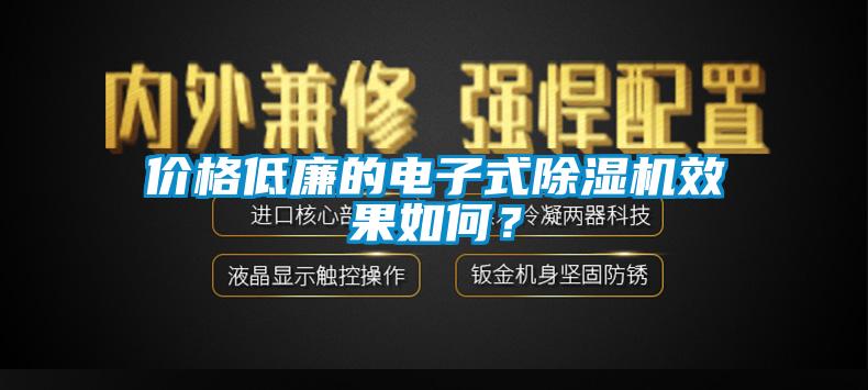 價(jià)格低廉的電子式除濕機(jī)效果如何？