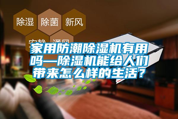 家用防潮除濕機有用嗎—除濕機能給人們帶來怎么樣的生活？