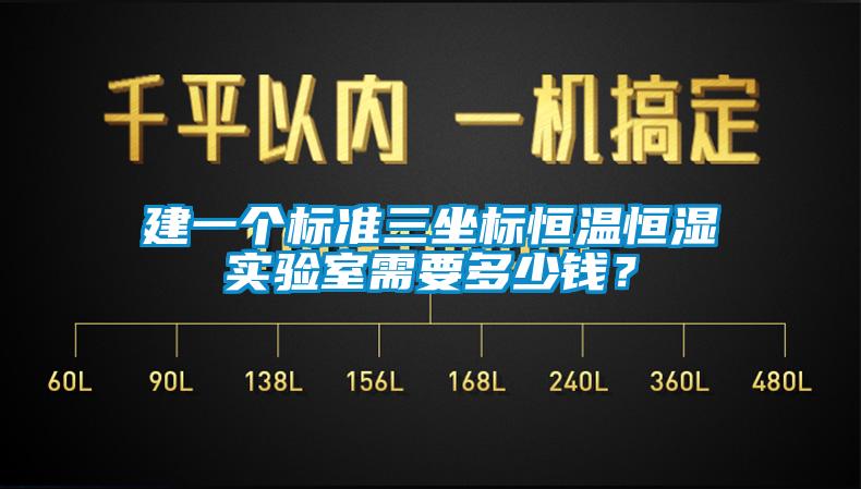 建一個(gè)標(biāo)準(zhǔn)三坐標(biāo)恒溫恒濕實(shí)驗(yàn)室需要多少錢？