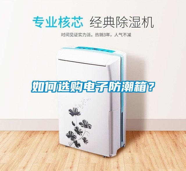如何選購電子防潮箱？