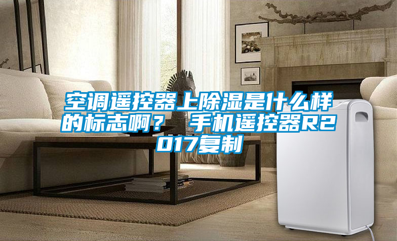 空調遙控器上除濕是什么樣的標志??？ 手機遙控器R2017復制
