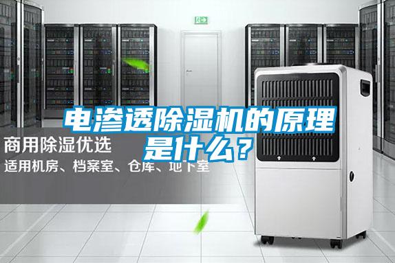 電滲透除濕機的原理是什么?