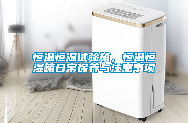 恒溫恒濕試驗箱，恒溫恒濕箱日常保養與注意事項