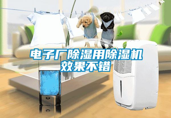 電子廠除濕用除濕機效果不錯