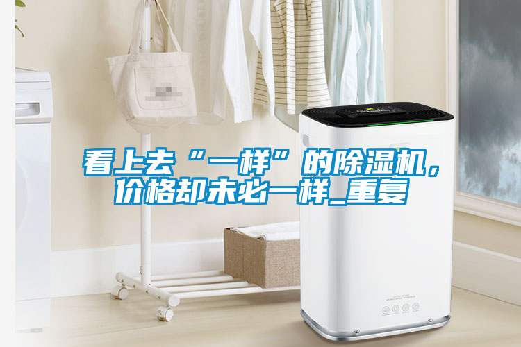 看上去“一樣”的除濕機，價格卻未必一樣_重復(fù)