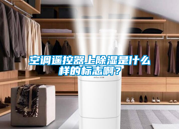 空調遙控器上除濕是什么樣的標志啊？
