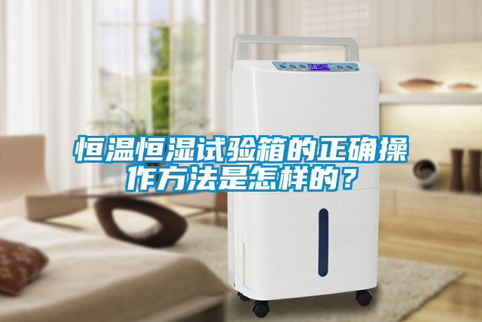 恒溫恒濕試驗(yàn)箱的正確操作方法是怎樣的？