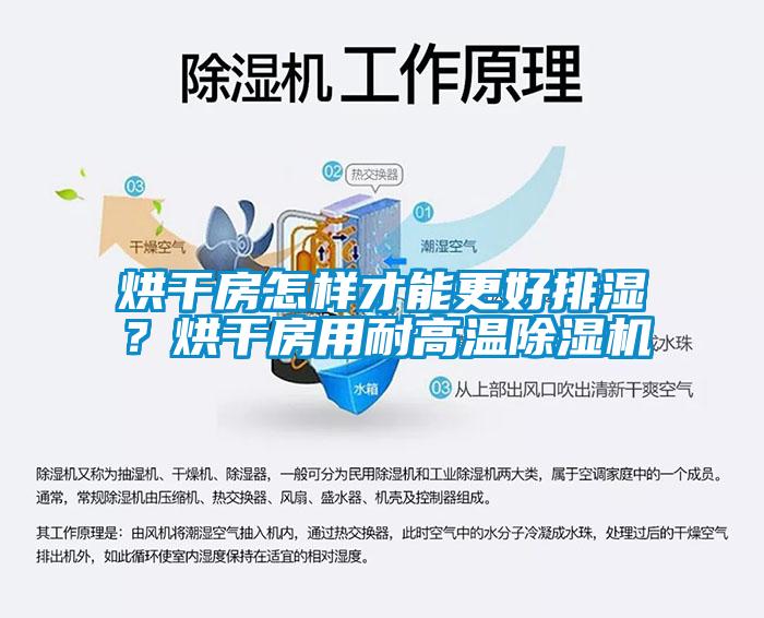 烘干房怎樣才能更好排濕？烘干房用耐高溫除濕機(jī)