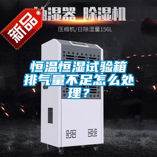 恒溫恒濕試驗箱排氣量不足怎么處理？