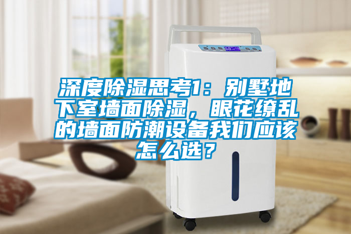 深度除濕思考1：別墅地下室墻面除濕，眼花繚亂的墻面防潮設備我們應該怎么選？