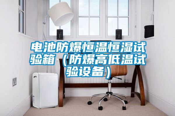 電池防爆恒溫恒濕試驗箱（防爆高低溫試驗設(shè)備）