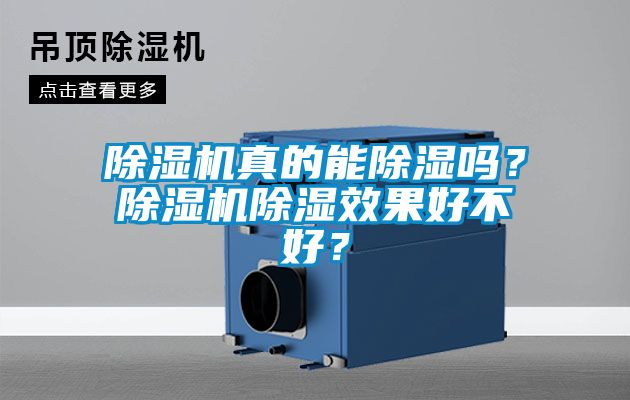 除濕機真的能除濕嗎？除濕機除濕效果好不好？