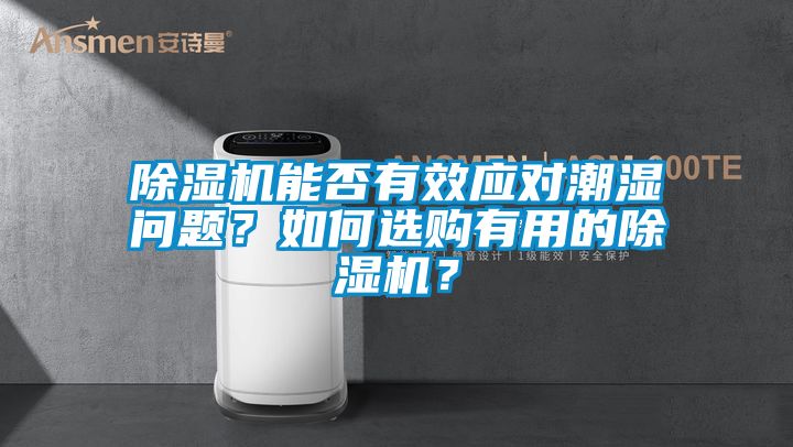 除濕機能否有效應對潮濕問題？如何選購有用的除濕機？