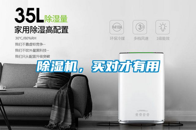 除濕機，買對才有用